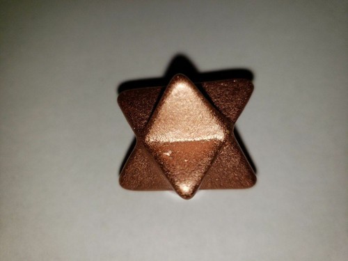 Merkaba cobre sólido de 1,25 pulgadas - Imagen 3 de 5