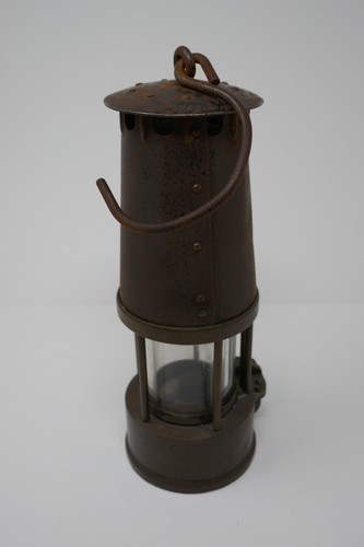 Protector Lamp & Lighting Co Type SL Eccles Brass Miners Lamp Vintage - Picture 11 of 20