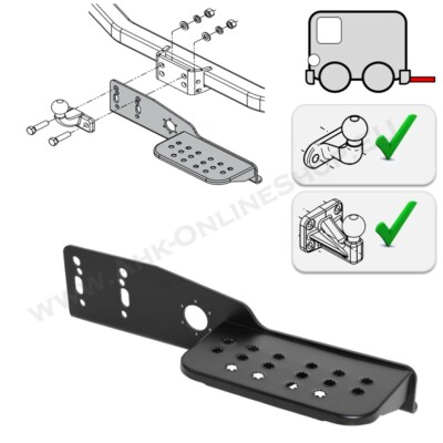 Trittbretter hinten (rechts) für Anhängerkupplung Kugel für RENAULT Master I 98-10