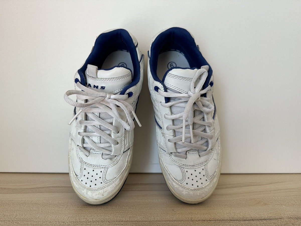ばんさん　90-12k Vintage VANS Mens sz 6 white leather sneaker 90S-Y2K | eBay
