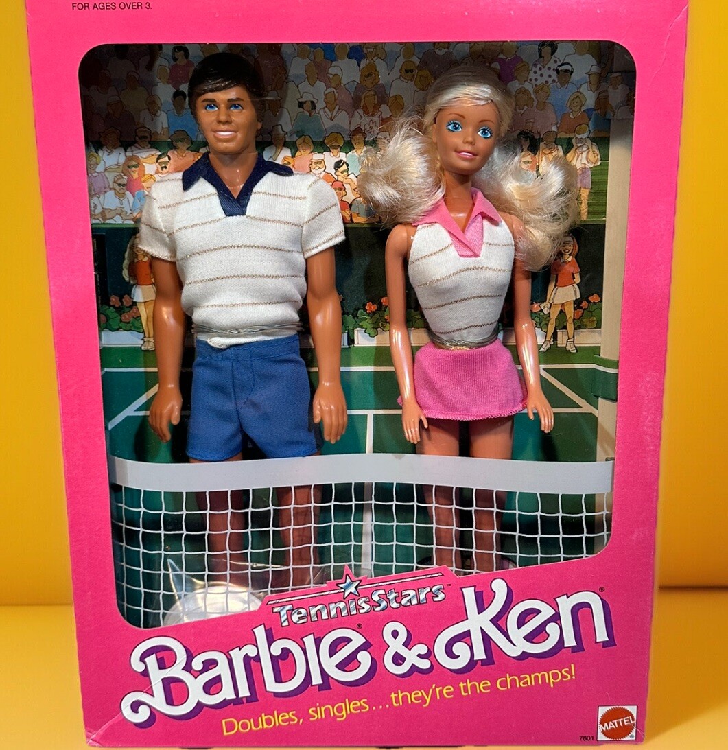 VERSUSバービー Vintage Barbie & Ken Tennis Superstars ⭐️ Mattel 7801 ⭐️ New