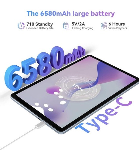 Blackview 10 Inch Tablet Tab8 Tablet, 7GB+64GB /1TB, Android 12, WIFI 6,... - 第 6/6 張圖片