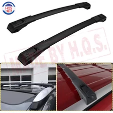 Black Top Cargo Roof Rack Cross Bar Luggage Carrier For 2013-2018 Toyota Rav4