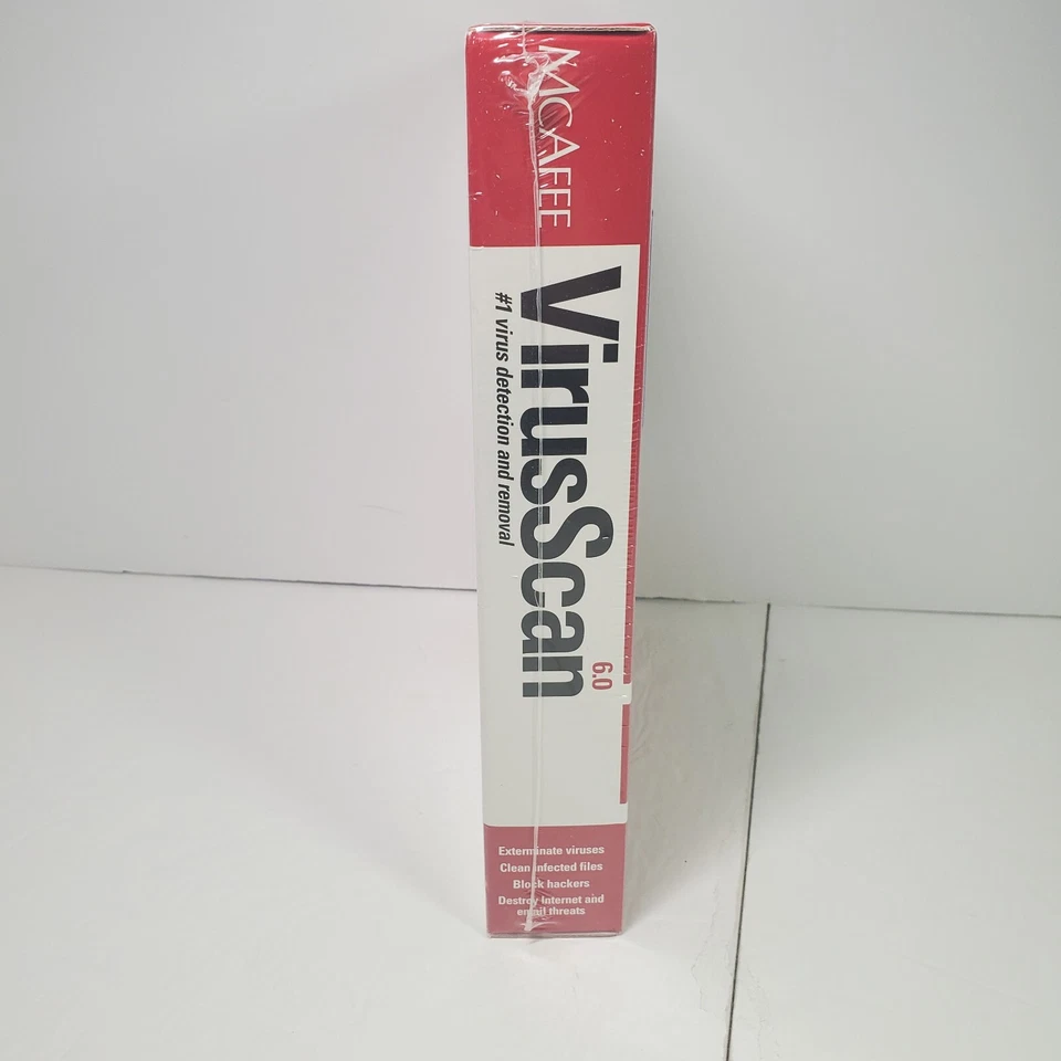 Mcafee Virus Scan Professional 6.0 2001 Vintage New Sealed  - Image 4 of 4