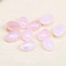 100pcs Natural Rose Quartz Stone 13x18mm Oval Cab Cabochon DIY Jewelry Making