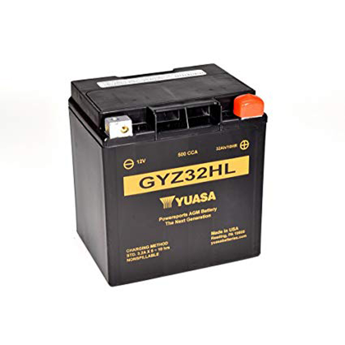 GL32ーー Yuasa Batteries GYZ32HL Yuasa GYZ Maintenance-Free Batteries