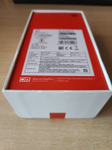 OnePlus 5t Originalkarton leer guter Zustand Handbücher Einlagen - Bild 2 von 2