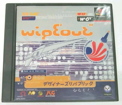 PS1 PS PlayStation 1 Wipeout Japanese Games With Box Tested