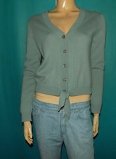 DES PETITS HAUTS gilet vert amande  Taille : 38