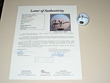 Jack Nicklaus signed Golden Bear Memorial Logo Golf Ball JSA Letter PGA HOF 3