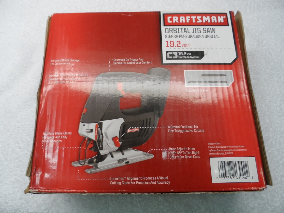 Craftsman 11569 C3 Orbital Jig Saw with Laser Trac Part 11569 - Main Image