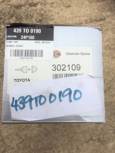 GKN 302109 Outer CV Joint - Fits SOME Toyota Carina, Corolla models - Picture 3 of 9