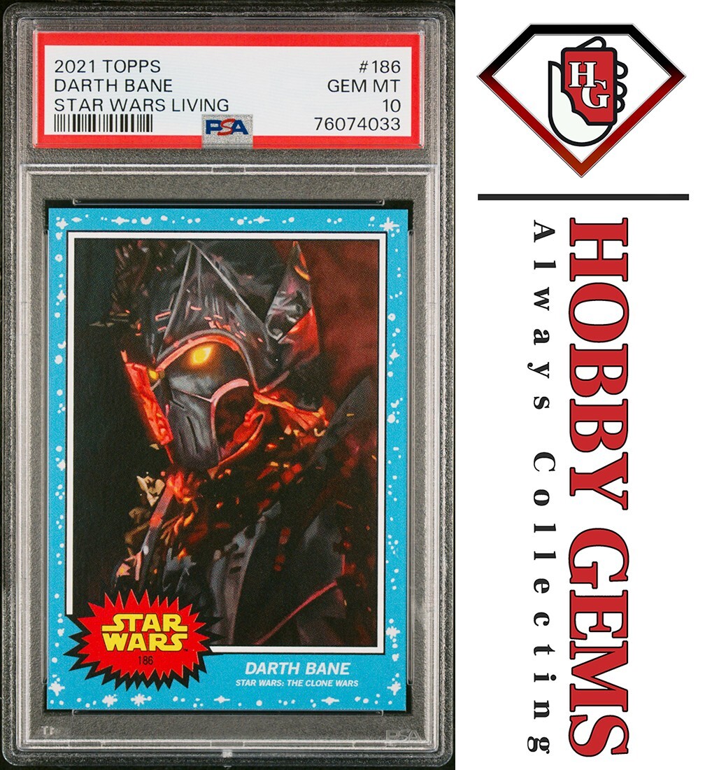 DARTH BANE PSA 10 2021 Topps Star Wars Living Set #186 C2