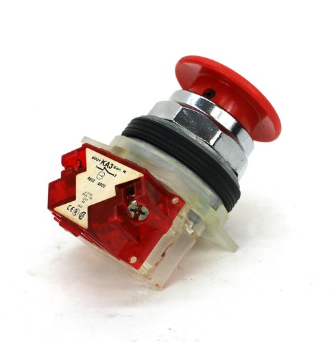 Pulsador rojo Square D 9001KR9R94H6 - Imagen 2 de 3