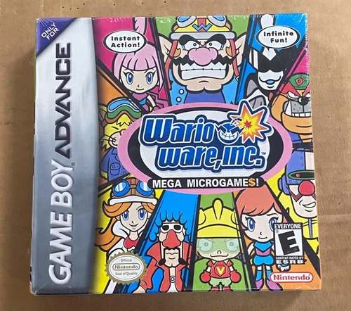 WARIO WARE, INC: MEGA MICROGAMES! (NINTENDO GAME BOY ADVANCE) BRAND NEW SEALED.