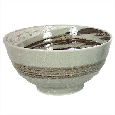 Made in Japan Japanese 8.25"D Ceramic Arahake Ramen Udon Noodle Rice Bowl 