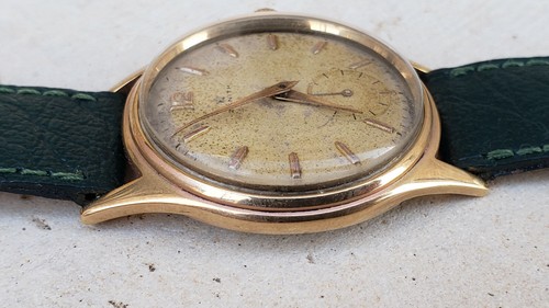 OROLOGIO ZENITH SPORTO CAL 126.6 MECCANICO PLACCATO ORO 35MM UOMO VINTAGE - Foto 4 di 11