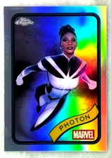 Photon 2025 Topps Chrome Marvel Photon Silver Refractor Card-#24 Vibrant Colors