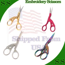 Stork Embroidery Scissors And Cross Stitch Sewing Craft Bird scissor small-PICK