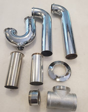 Dearborn Brass 1-1/2 in. Chrome-Plated Brass Drain P- Trap  Assorted Fittings 