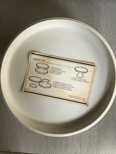 NEW Vintage Tupperware SERVE IT ALL CAKE STAND / CHIPS DIP Almond 4 Pc Set NOS