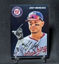 Joey Meneses Rookie RC 2023 Topps Chrome Platinum Card #64 Washington Nationals