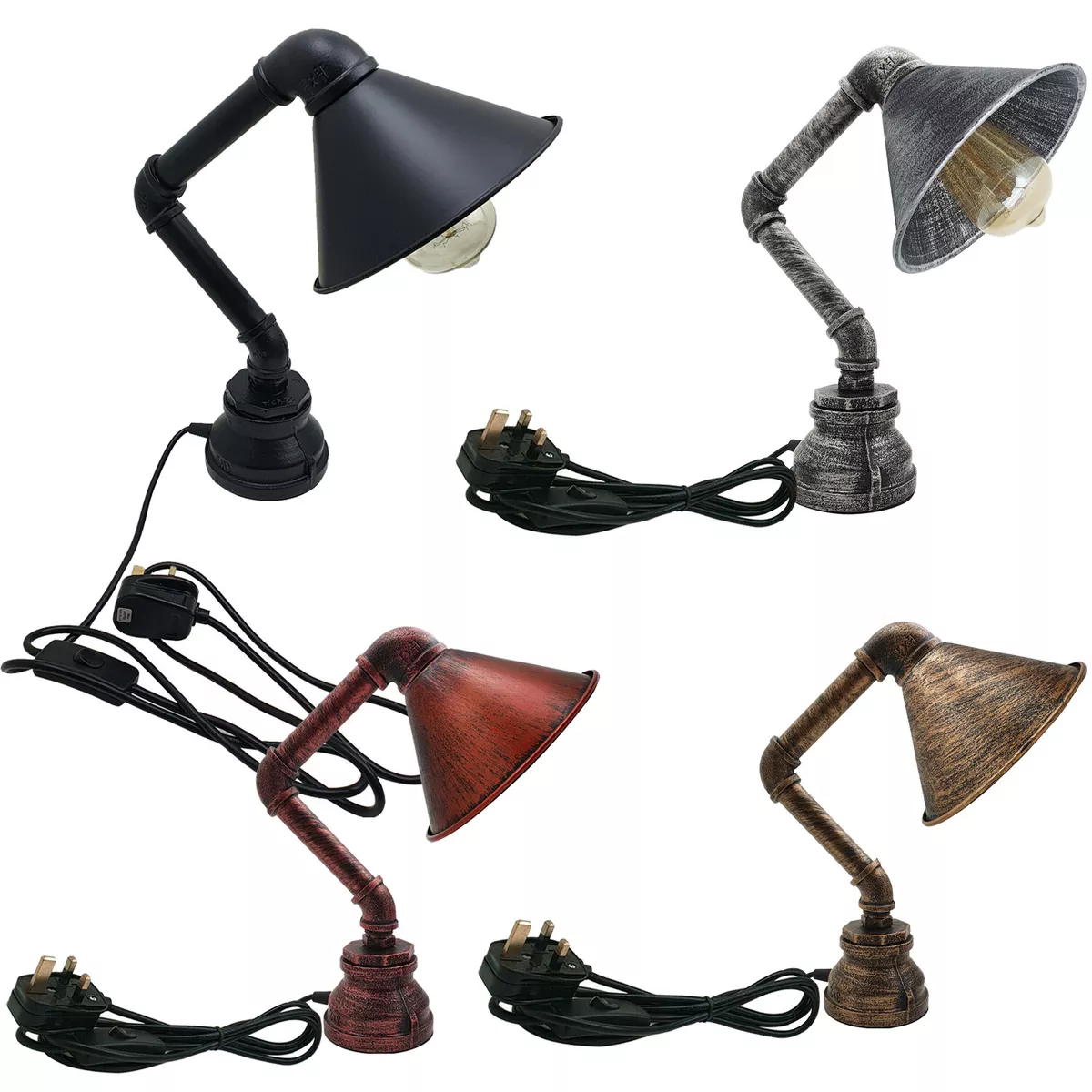 Industrial lamp shade for table lamp deals