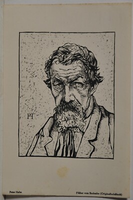 Peter von Halm /Original Holzschnitt / nicht handsigniert/ 1920