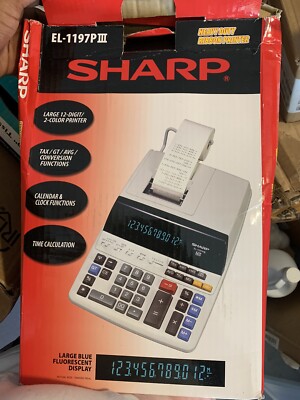 Sharp EL-1192BL Electronic Printing Calculator