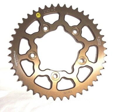 Sitzkrone 47 Zähne Hartoxid in Ergal Schritt 520 Ducati (siehe Beschreibung)