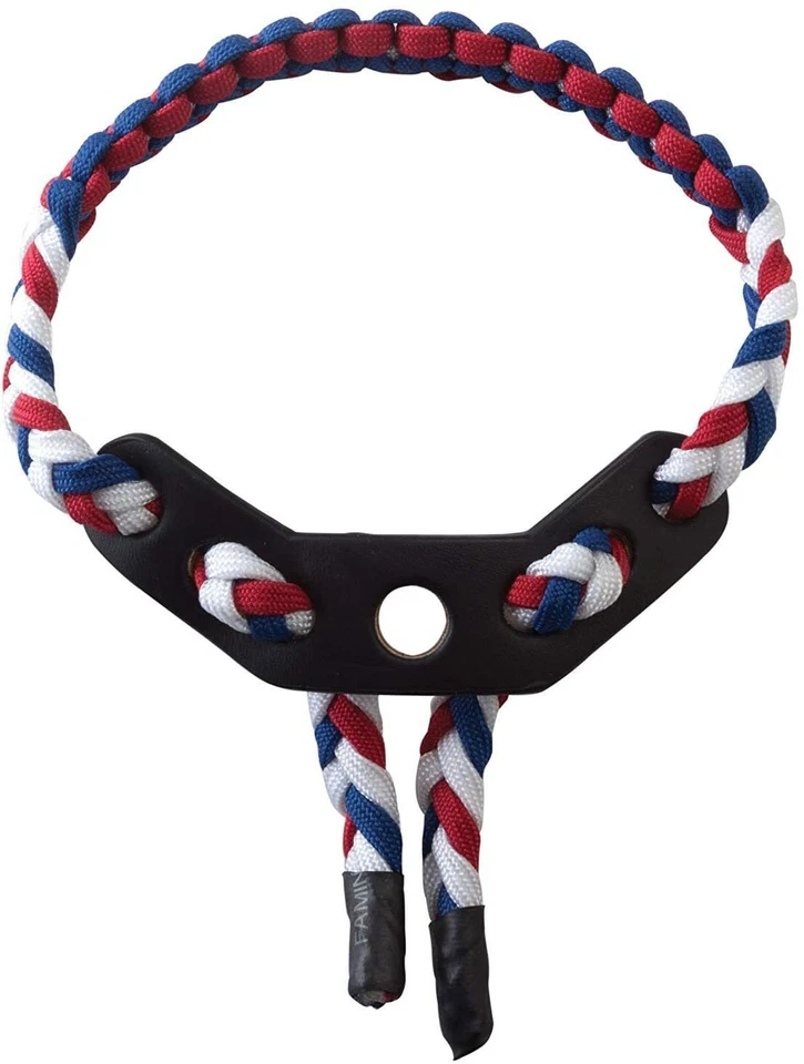 Eslinga de muñeca con arco 550 Paracord - Supervivencia caza tiro - Cuero duradero Foto 4 de 4