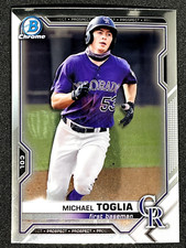 Michael Toglia Baseball Cards - Base, Chrome - You Choose! 2 CARD MINIMUM!