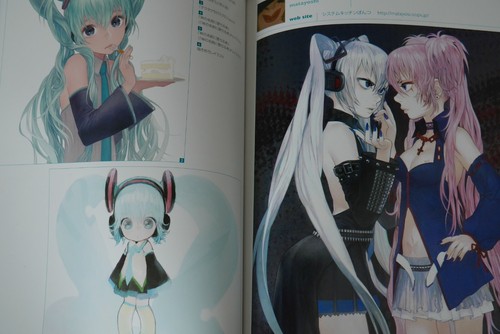 Hatsune Miku Graphics Character Collection Book CV01 "Hatsune Miku edition JAPAN - Picture 10 of 12