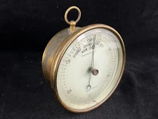 Antique Short & Mason Tycos High Altitude Aneroid Barometer 1918