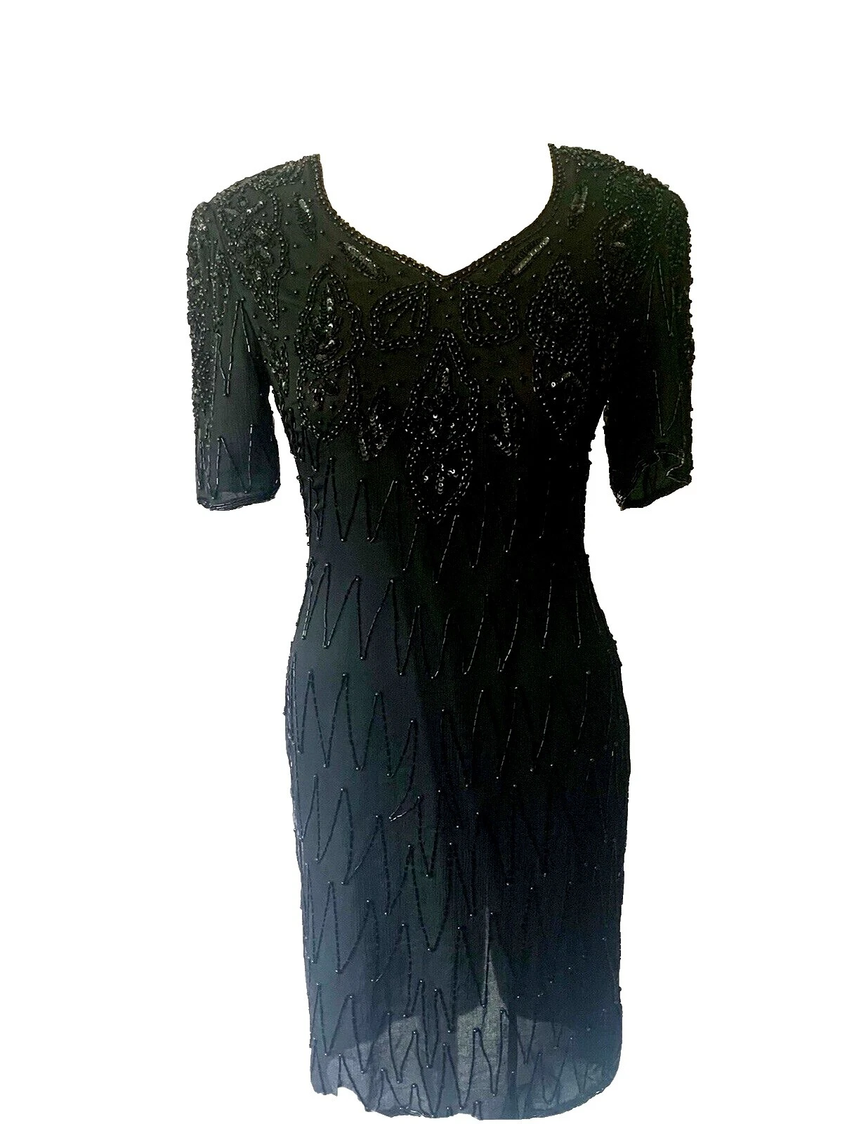 Vestidos Vintage de eveningwear 100% Seda para Mujeres