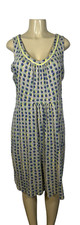 Boden Dress Womens 14L Multicolor Polka Dot Sleeveless Tank Knee Jersey Knit