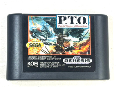 P.T.O. (Sega Genesis, 1993)
