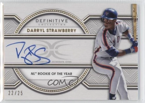 2022 Topps Definitive Collection Legendary /25 Darryl Strawberry #LAC-DST Auto