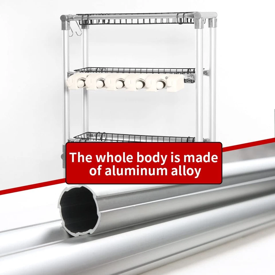 Estante de almacenamiento escoba fregona soporte sostenga sus suministros de limpieza carro de limpieza St... Foto 4 de 4