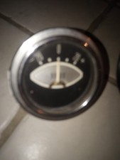 Stewart Warner 813493 Amperes Gauge Vintage Made In USA Untested for Parts