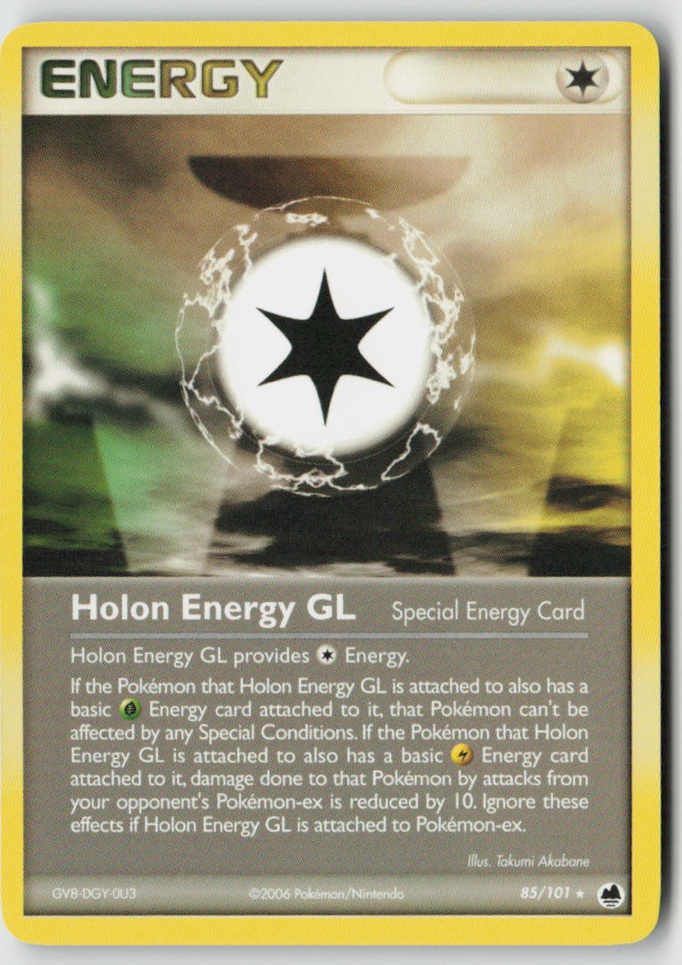 Holon Energy GL 85/101 Rare Dragon Frontiers Pokemon Lightly Played