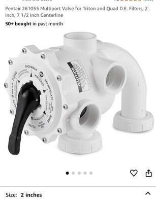 Pentair Multiport Valve 2 In Pipe Brand New