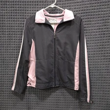 Pink Zip Running Jacket SzSm Y2K Athletic Urban Athleisure Tech Utility Street