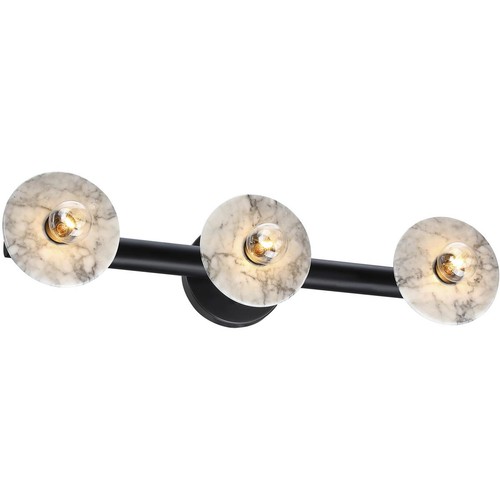 Designers Fountain D325C-3B-MB Fina LED 24.75 inch Matte Black Vanity Wall Light - Picture 3 of 11