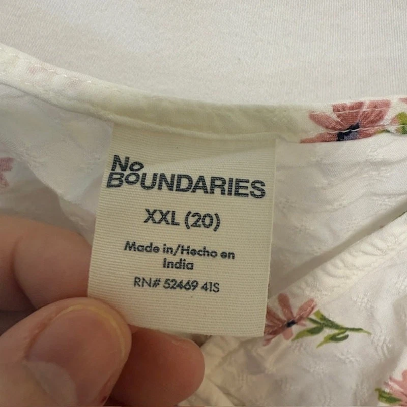 Y2K 女式娃娃 领带 前背心 Cami XXL 裁剪学院风花卉 90 年代   — 第 4/4 张图片