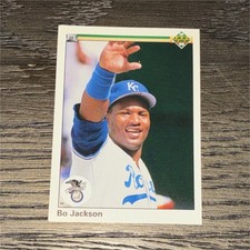 Upper Deck 1989 Bo Jackson #75 Kansas City Royals Top Vote Getter Baseball Card