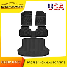 Floor Mats & Cargo Liner Full Set For 2022-2026 Honda Civic Sedan Non Hatchback