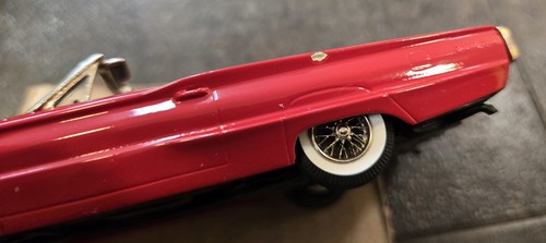 BROOKLIN MODELS BRK 47 * 1959 FORD THUNDERBIRD CONVERTIBLE RED w BOX INSERT - Picture 6 of 10
