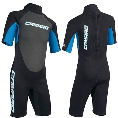 CAMARO Juniors Flex Shorty REVO 3/2mm Youth Kinder Neoprenanzug Schwimmanzug