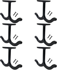 Zinc Alloy Ceiling Double Hook Cabinet Wardrobe Coat Towel Hat Hook Hooks under 